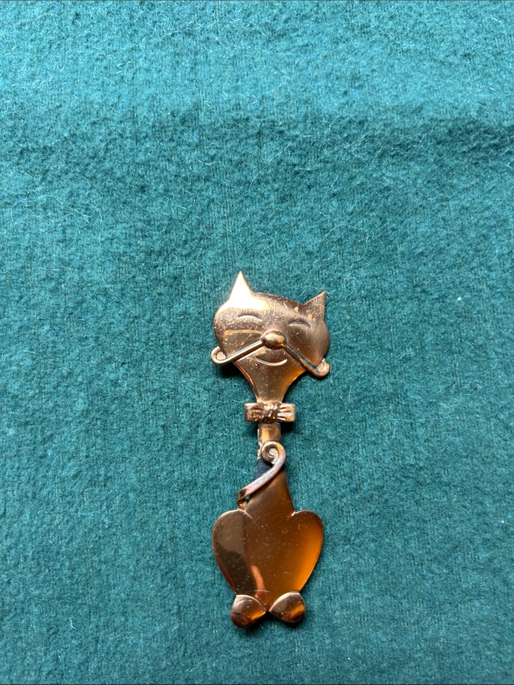 Vintage 50’s Cat Brooch